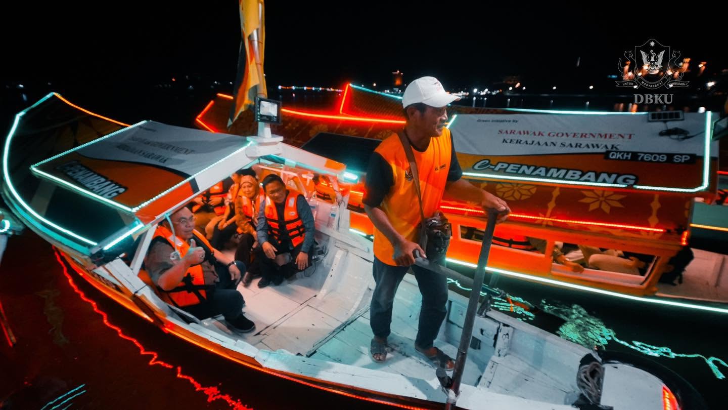 E-Penambang electric river boat project in Kuching